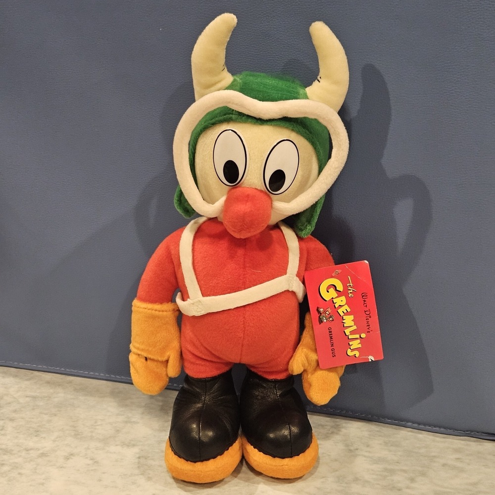 Disney Gremlins Gus Plush 12" Dark Horse Comics Vintage Stuffed Animal w/ Tag